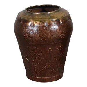 Vintage Copper Painted Vase
