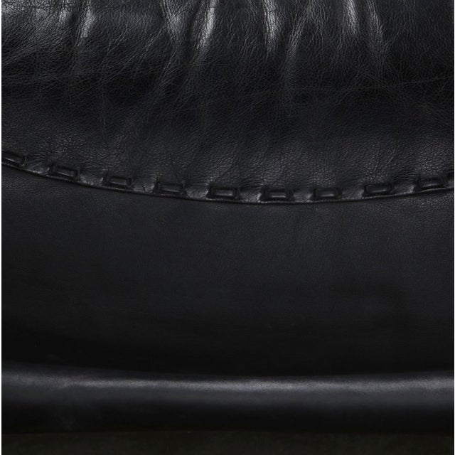 Animal Skin Pair of 1970’s Adriano Piazzesi Stitched Leather Lounge Chairs For Sale - Image 7 of 18