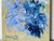 2020s Original-Jardin d'Hiver-Cloud Dahlias in Blue-Shizico Yi-British Awarded Artist-Impasto on Canvas For Sale - Image 5 of 17