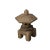Chinese Gray Brown Hexagon Top Pagoda Shape Garden Stone Lantern For Sale In San Francisco - Image 6 of 6