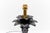 Metal Italian Ceramic Palm Tree Table Lamp, 1960s For Sale - Image 7 of 10