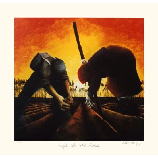 Unframed Limited Edition Lithograph on Paper. Hand signed by the artist. Paper Size: 22.50" x 22.50", Image Size: 18.50" x...