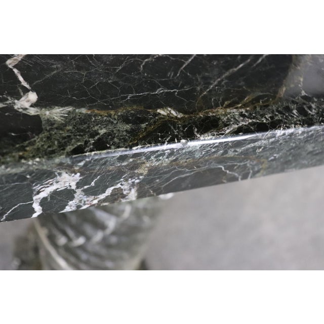 20th C Sprindrel Neoclassical Column Style Marble Pedestal For Sale - Image 9 of 10