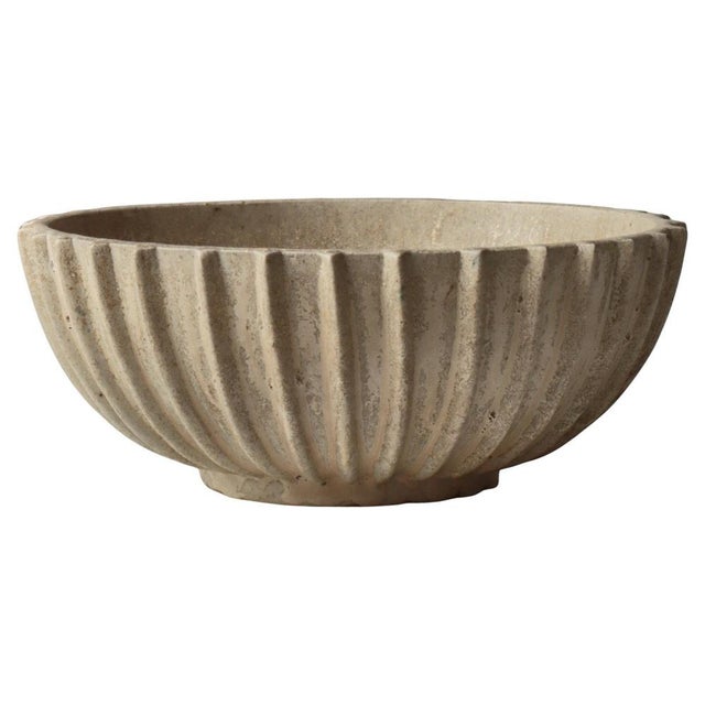 Large Glazed Stoneware No. 114 Bowl by Arne Bang, Denmark, 1930s For Sale - Image 16 of 16
