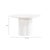 Wood Elora White Lacquer Round Dining Table For Sale - Image 7 of 8