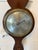 Antique George III Mahogany Shell Inlaid Banjo Barometer, 1800s For Sale - Image 4 of 9