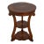 Round Inlaid Top Tiered Lamp Table For Sale