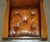Wood Brown Leather Chesterfield Armchairs by Robert Mouseman Thompson, 1940s, Set of 2 For Sale - Image 7 of 18