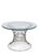Mid 20th Century Space Age Chrome and Glass Side or Coffee Table After Platner For Sale - Image 11 of 14