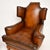 Antique Leather Wing Back Armchairs, 1920s, Set of 2 For Sale - Image 6 of 11