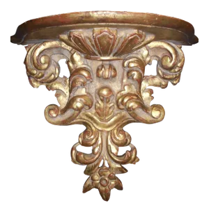 Spanish Style Giltwood Wall Sconce