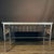 Metal Antique French Wrought Iron Console Table With Marble Top For Sale - Image 7 of 10