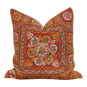 Jiya Rajasthani Embroidered Decorative Pillow