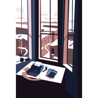 2019 Contemporary Travel Poster - Pascal Blanchet - Winter For Sale