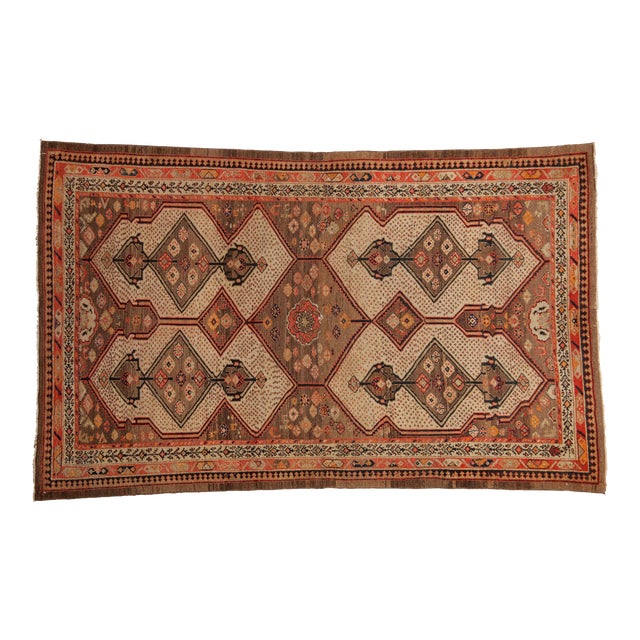 Vintage Fine Malayer Rug - 4'4" X 6'9" For Sale