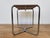 Brown Bauhaus Tubular Chrome Steel B8 Stool attributed to Marcel Breuer for Thonet, 1930s For Sale - Image 8 of 10