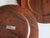 Brown Vintage Danish Plywood, Rosewood, and Teak Plates from Morsbak, 1960s, Set of 12 For Sale - Image 8 of 11