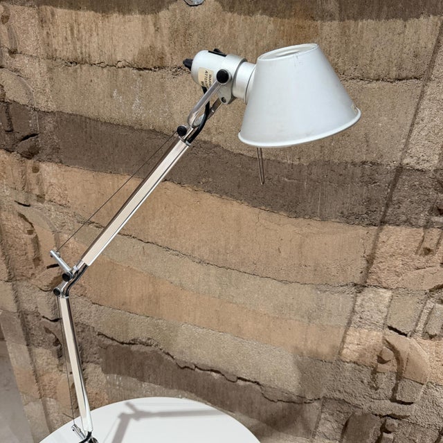 For your consideration, a Tolomeo Table Lamp, an iconic piece of Italian lighting design. It was designed in 1987 (some...