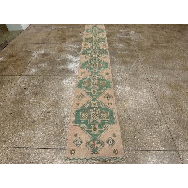 Galerie Shabab Collection Mid-20th Century Turkish Anatolian Long Runner For Sale - Image 4 of 9