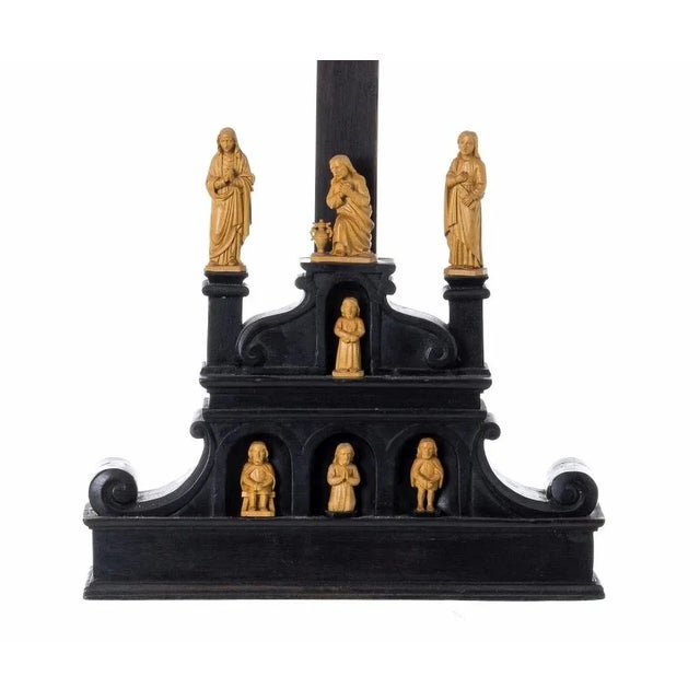 Baroque Indo-Portuguese Crucified Jesus Christ, 17th Century For Sale - Image 3 of 6