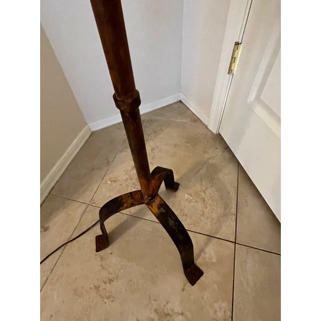 1940’s Style French Brutalist Floor Lamp For Sale - Image 11 of 12