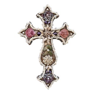 CSS 20"h. Seashell Cross For Sale