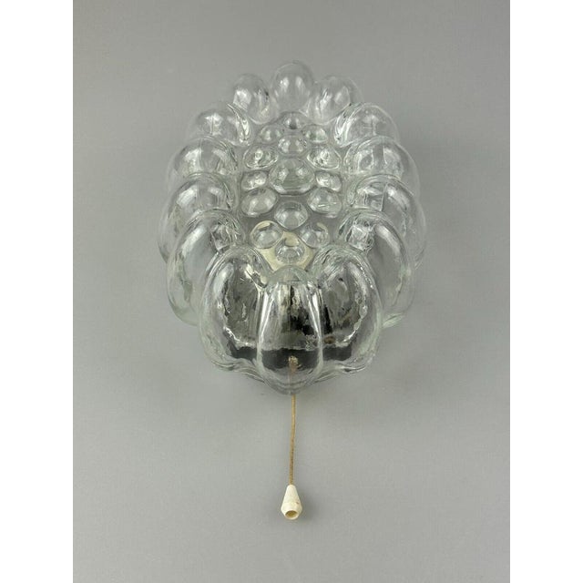 Space Age Wall Lamp in Glass & Metal, 1970s For Sale - Image 18 of 18