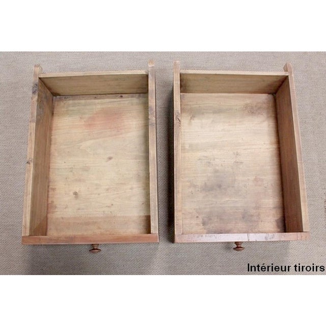 Large Louis XV Desk in Solid Cherry, Mid-19th Century For Sale - Image 13 of 18