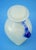 19th Century Milk Murano Glass Perfume Bottle with Blue Cameo attributed to Salviati & C. For Sale - Image 12 of 18