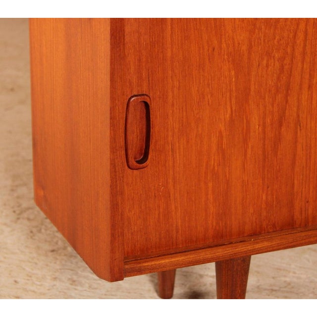 Brown Mid-Century Modern Teak Bookcase, 1960s For Sale - Image 8 of 12