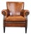 Club Chair in Sheepskin Leather For Sale