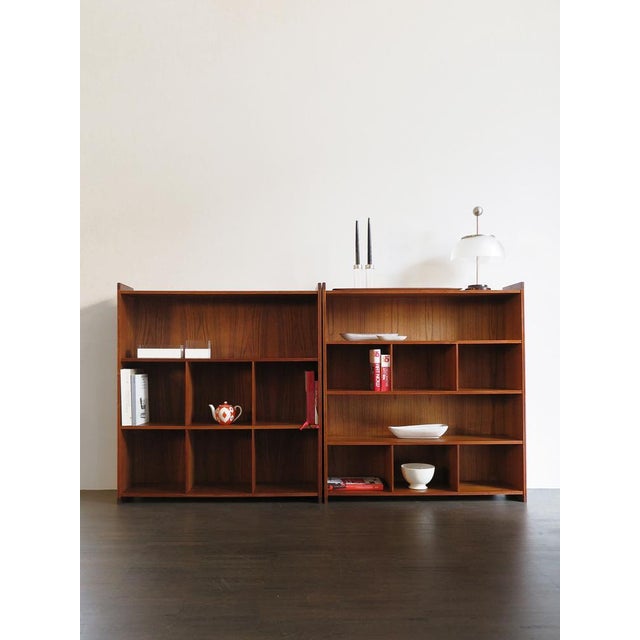 Grete Jalk Danish Teak Bookcases by Grete Jalk, Set of 2 For Sale - Image 4 of 18