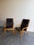 1960s Pair of Danish Stouby Leather Lounge Chairs Bentwood Frame – Mid-Century Modern Armchair 1960s For Sale - Image 5 of 10