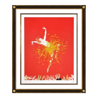 20th Century Applause Embossed Serigraph Erté For Sale