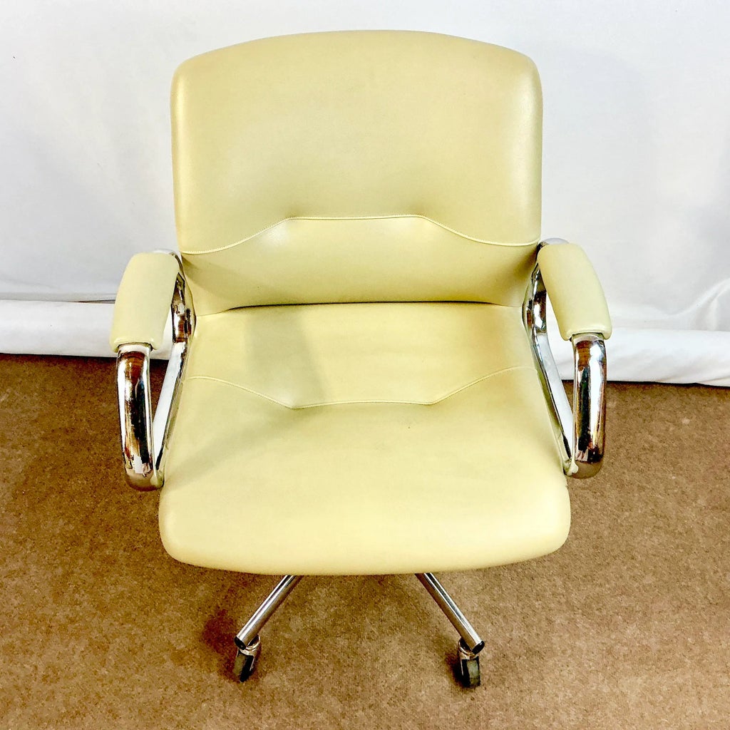 1970s Vintage Americana Contemporary Leather Steelcase Office