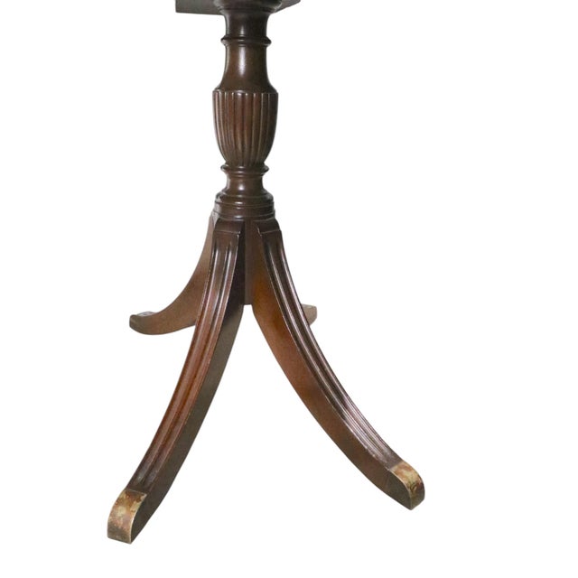 Duncan Phyfe Style Dining Table by Century Furniture With Four Leaves C 1940/60's For Sale - Image 12 of 18