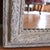 French Grey Painted Carved Oak Pier Mirror / Over Mantel Mirror For Sale - Image 12 of 16
