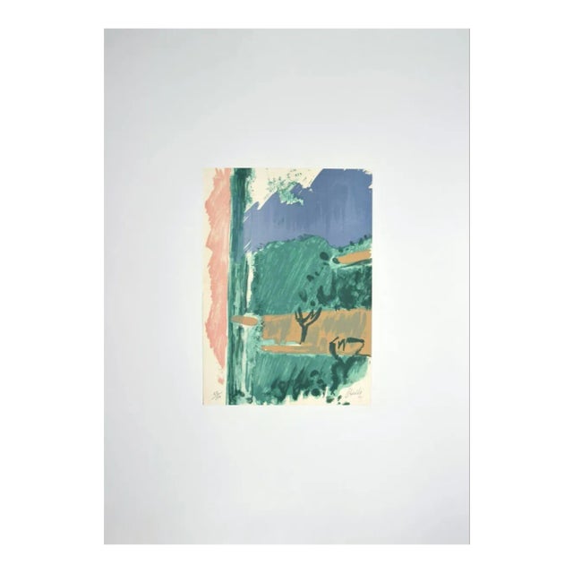 Gastone Breddo, Window, Lithograph, 1970s For Sale