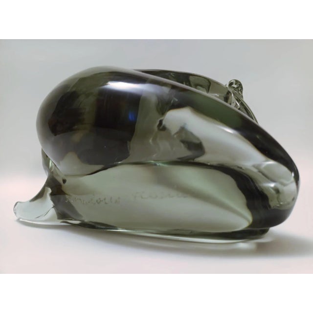 Mid 20th Century Murano "Vergogna Distesa" Glass Sculpture by Lorenado Rosin For Sale - Image 9 of 10