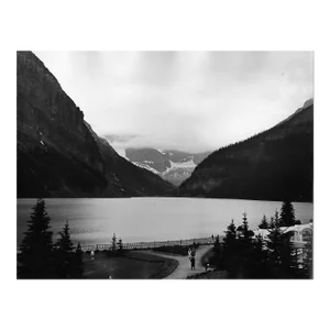 1969 Lake Louise Canadian Mountain Landscape
