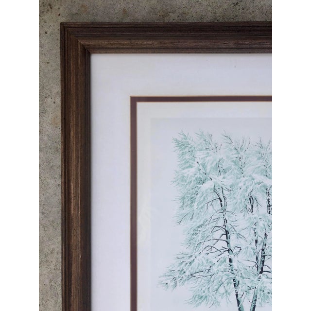 Early 20th Century George Woods Landscape Lithograph- Framed For Sale - Image 5 of 8