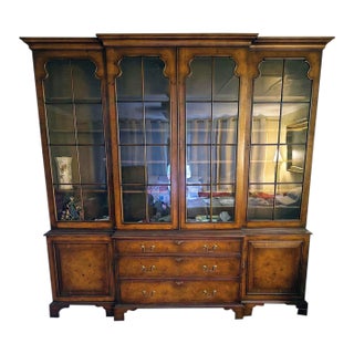 Late 19th Century Breakfront Bookcase For Sale