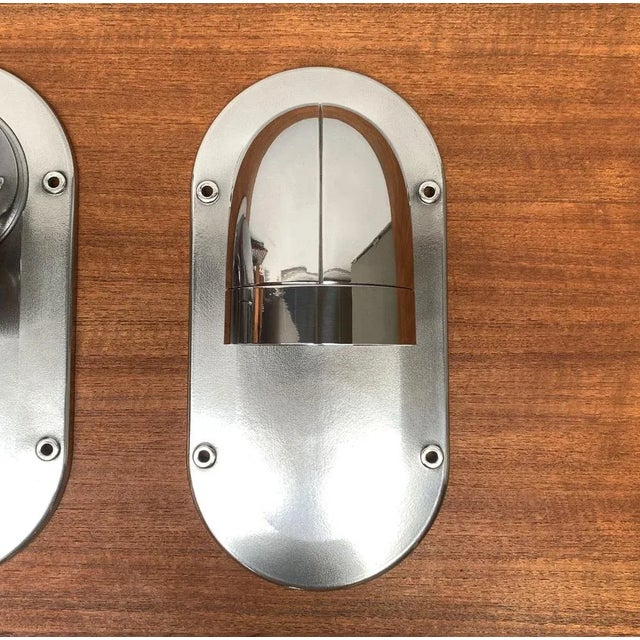 Vintage Danish Pipeline Wall Lamps Sconces by Ole Pless Jørgensen for Nordisk Solar, Set of 2 For Sale - Image 12 of 18