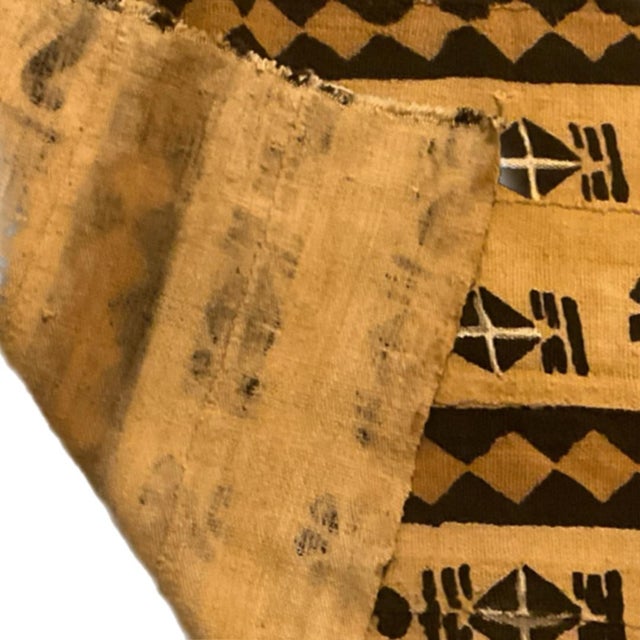 Bogolan Mali Mud Cloth - Handmade African Textile From West Africa For Sale - Image 4 of 7