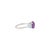 Not Yet Made - Made To Order Exquisite 9.8 Mm Round Amethyst & Topaz Trio Ring in 925 Sterling Silver - Size 7.5 For Sale - Image 5 of 10