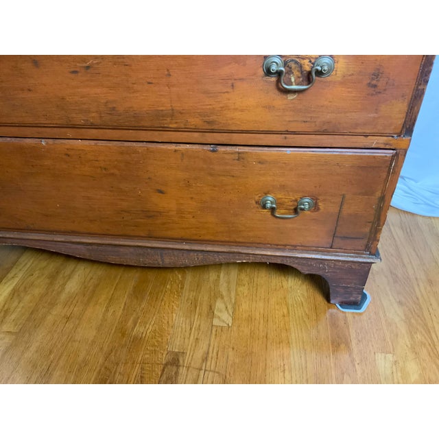 Late 18th Century 18th Century Chippendale Tall Chest For Sale - Image 5 of 13