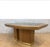 A striking 1980s Art Deco / post-modern dining set by American of Martinsville. The table has a mirrored burlwood base, a...