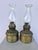 Antique Brass and Glass Chimney Oil Lamps - 2 For Sale In West Palm - Image 6 of 9