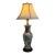 Late 20th Century Aladin Lamps & Shades Floral Porcelain Table Lamp For Sale