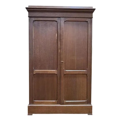 Oak Cardboard Box Cabinet, 1900s For Sale